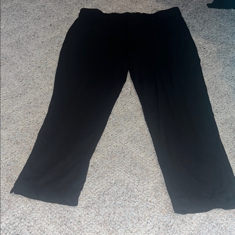 Black Cropped Pants